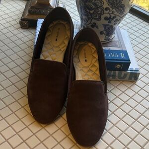 Birdies women’s Chocolate Brown Slip-Ons